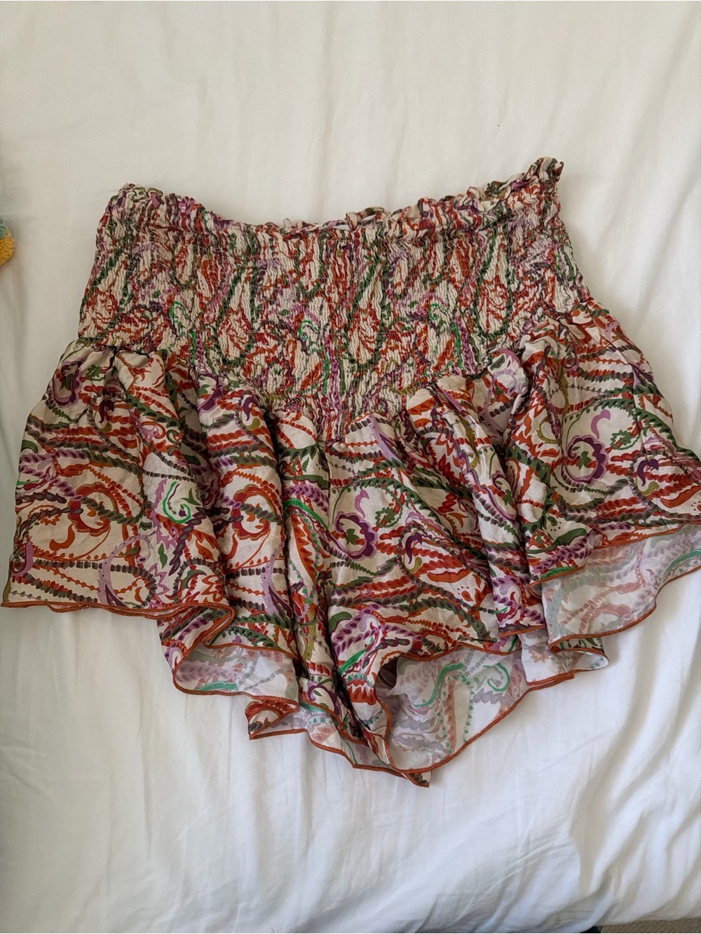Zara silky boho shorts